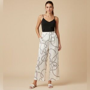 Joie Women’s Satin Wide Leg Pants Size L